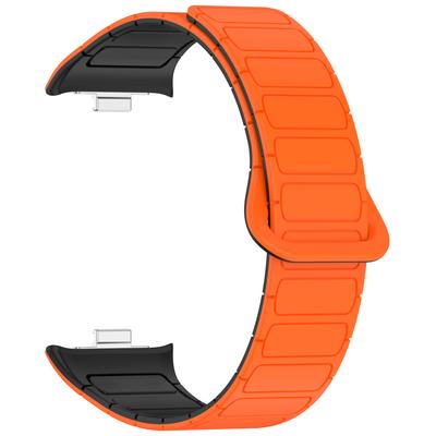 For Xiaomi Smart Band 8 Pro/Redmi Watch 4 Magnetic TPU Watch Strap Dual Color Strap