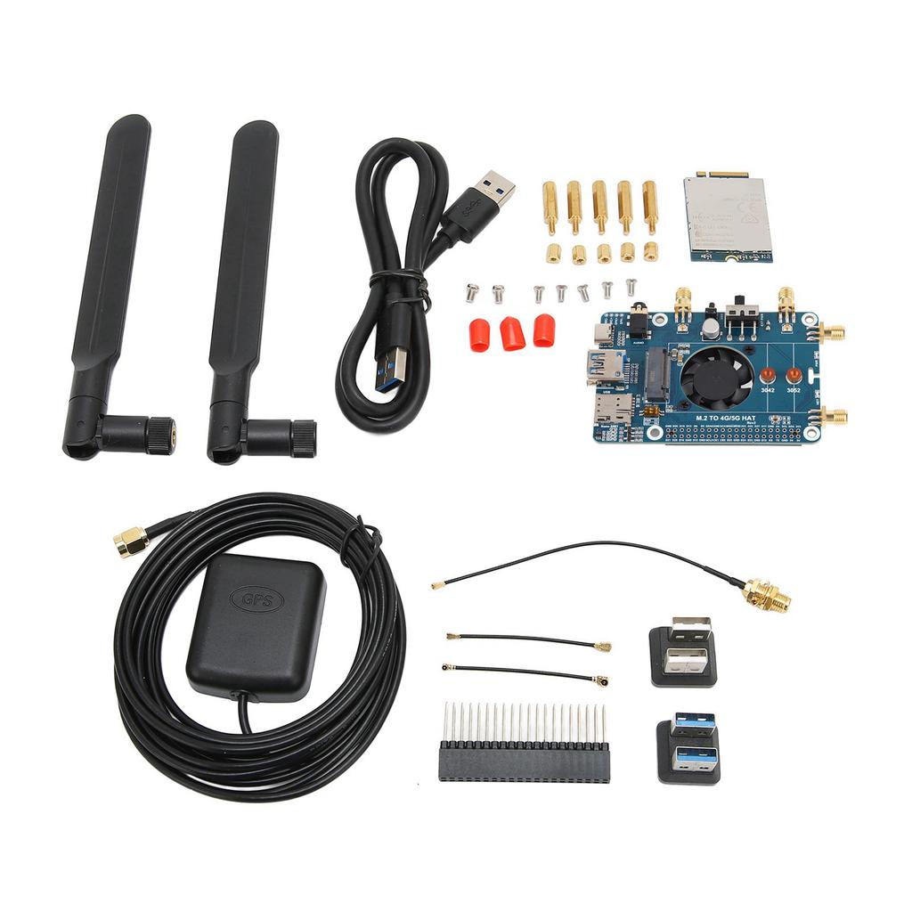 Dual Antennas LTE Cat 6 Expansion Board Multiple Country Band GNSS Positioning LTE A Expanding