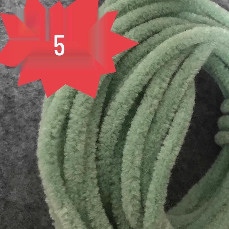 Chibi Maruko-chan Colorful 6mm Wool Chenille Stems for DIY Dragon Doll & Bouquet Crafting