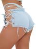 2025 Low-Waist Sexy Slimming European & American Women's Denim Shorts - Summer Nightclub Style