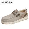 Summer Canvas Shoes Men Sneakers Plus Size Lightweight Breathable Walking Footwear New Slip-on Comfortable Casual Men's Shoes