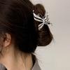 Butterfly Grab Clip Half Tie Hairpin Back of Head Simple Metal Shark Clip Light Luxury Hair Accessories