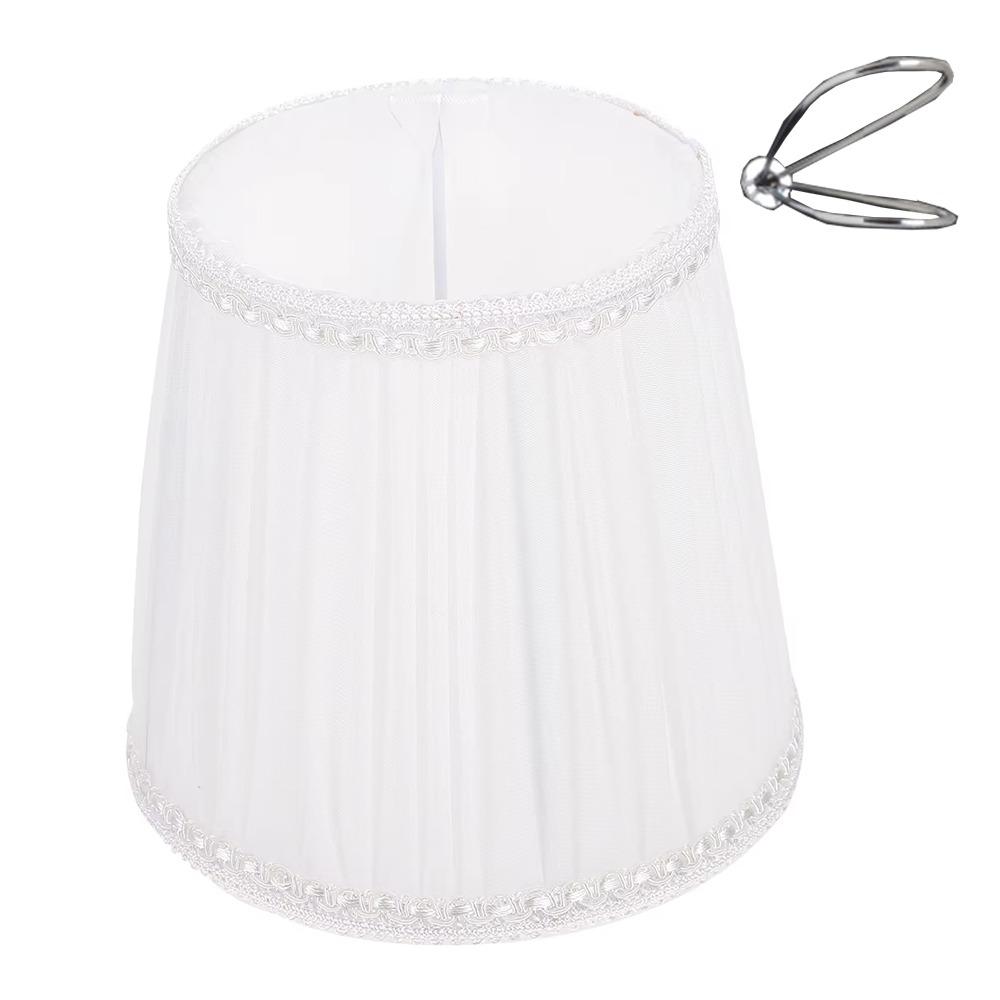 Wear‑resistant Table Lamp Cover E14 Bulb Chandelier Lampshade Safe Cloth Lamp Shade  Household