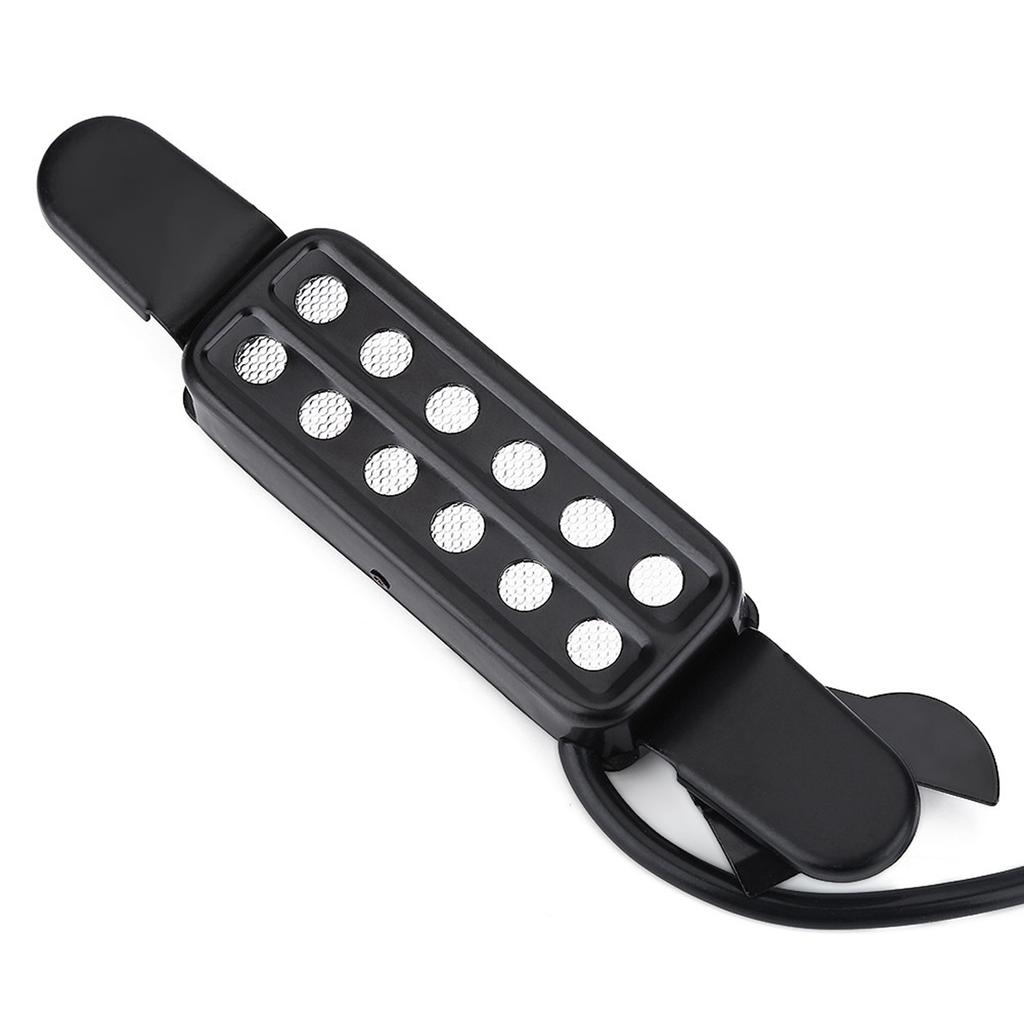 12 Lydhull Magnetisk Pickup Transduser for Akustisk Gitar Musikkinstrumenter Tilbehør