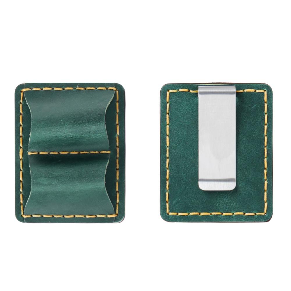 

Блокнот з ПУ шкіри Тримач для ручки з кліпсою Чохол для олівця Чохол для ручки Аксесуари для блокнота-планувальника зелений