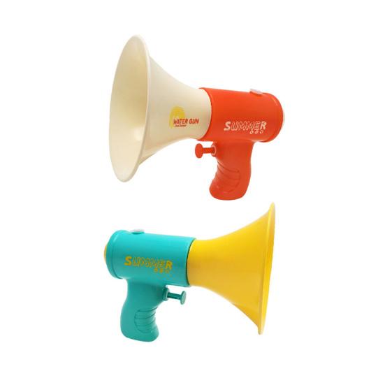 Cartoon Horn-Shaped Water Squirter for Kids Summer Spray Toy for Beach Pool Outdoor Play Fun Splash Game for Boys Girls