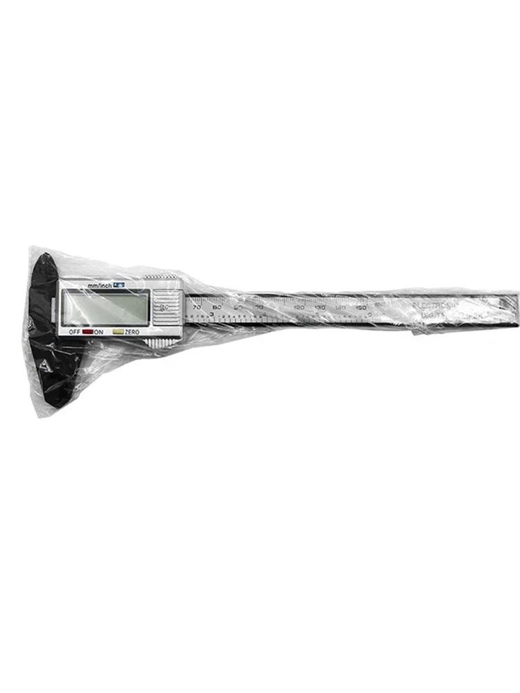 

Электронный цифровой штангенциркуль 0-150 мм, высокопрочный пластиковый штангенциркуль, измерительный инструмент для внутренних и внешних диаметров серебряный