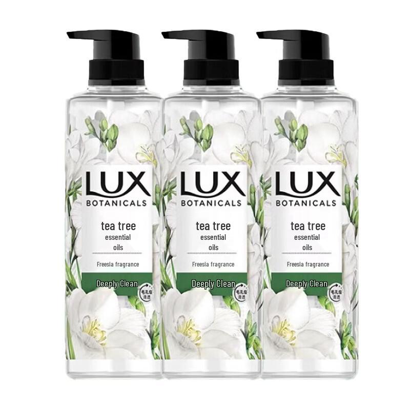 Lux Freesia Scented Botanical Shower Gel, 550g Pack of 3