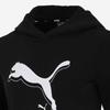 Puma Casual Large Logo Printed Hooded Long Sleeve Sweatshirt Women sweatshirt Black 847710-01