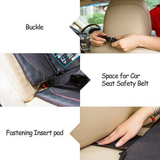 Anti-Wear Non-Slip Car Seat Cushion and Rear Seat Protector