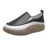 Women's Plus Size Sports Shoes Thick Sponge Cake Sole Solid Color Casual Single Shoes Round Headed Sneaker Shoes 35-44