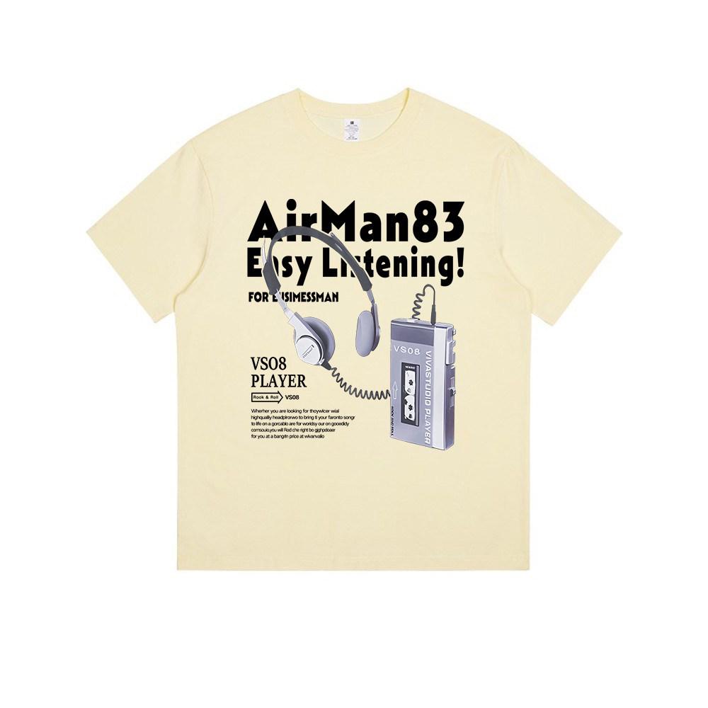 

Женская ретро-футболка большого размера, хлопок, короткий рукав, свободный крой, унисекс XL (116-130 lbs) абрикосовый