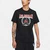 Jordan Explosive Logo Print Basketball Short Sleeve T-Shirt Men Tops Black CV3420-010