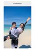 Matching Men's & Women's Sun Protection Split Long Sleeve Wetsuit - Snorkeling & Surfing Suit