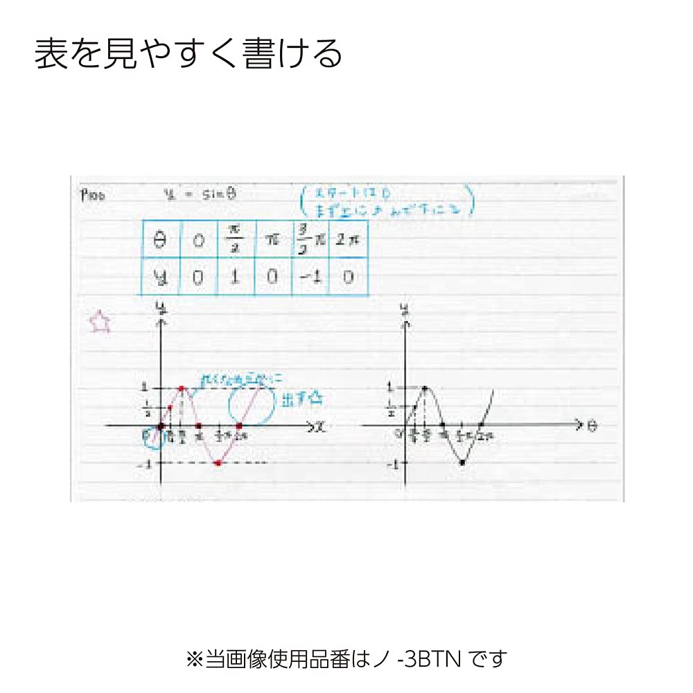 KOKUYO Campus Smooth Dotted Ruled B5 100 Loose-Leaf Paper, Writing, Lines, Size, B-ruled, Sheets, No-836BTN