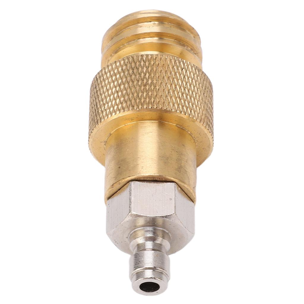 Soda Refill Adapter Machine Maker Brass Connector TR21‑4 Male Thread for Replacement