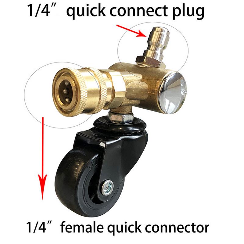 Pressure Washer Swivel Wheel Adapter Chassis Washer Swivel Wheel High Pressure Washer Pressure Washer Attachment For Pressure