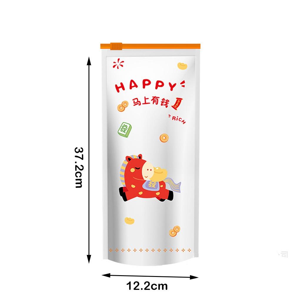 10Pcs Reusable Aluminum Foil Bags Leakproof Freezer Safe Kitchen Fresh Bag Zipper Fresh-keeping Fresh-Keeping Bags Freezer Safe