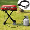 6/12FT Propan-Kraftstoff-Adapterschlauch mit Filter für Buddy Heater QCC1/Typ1-Adapter Anschluss 20-45 lb Propan