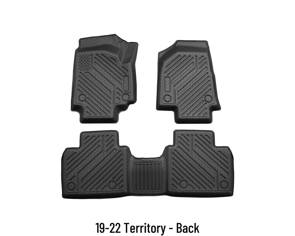Territory 19-22mm 3D High-Edge TPE Floor Mats for Interior Upgrade