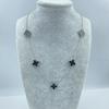 13MM Titanium Steel 5 Flowers Double Sided Shell Star Pattern Shell Lucky Four Leaf Clover Necklace