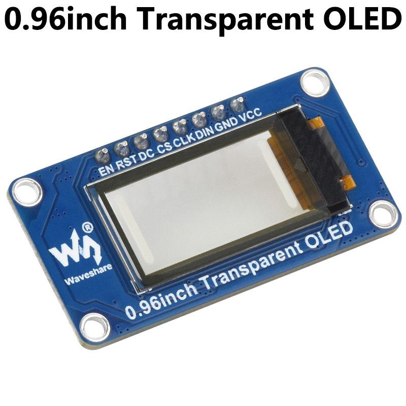 0.96inch Transparent OLED 128×64 SSD1312 For Arduino/Raspberry Pi /ESP32 /STM32