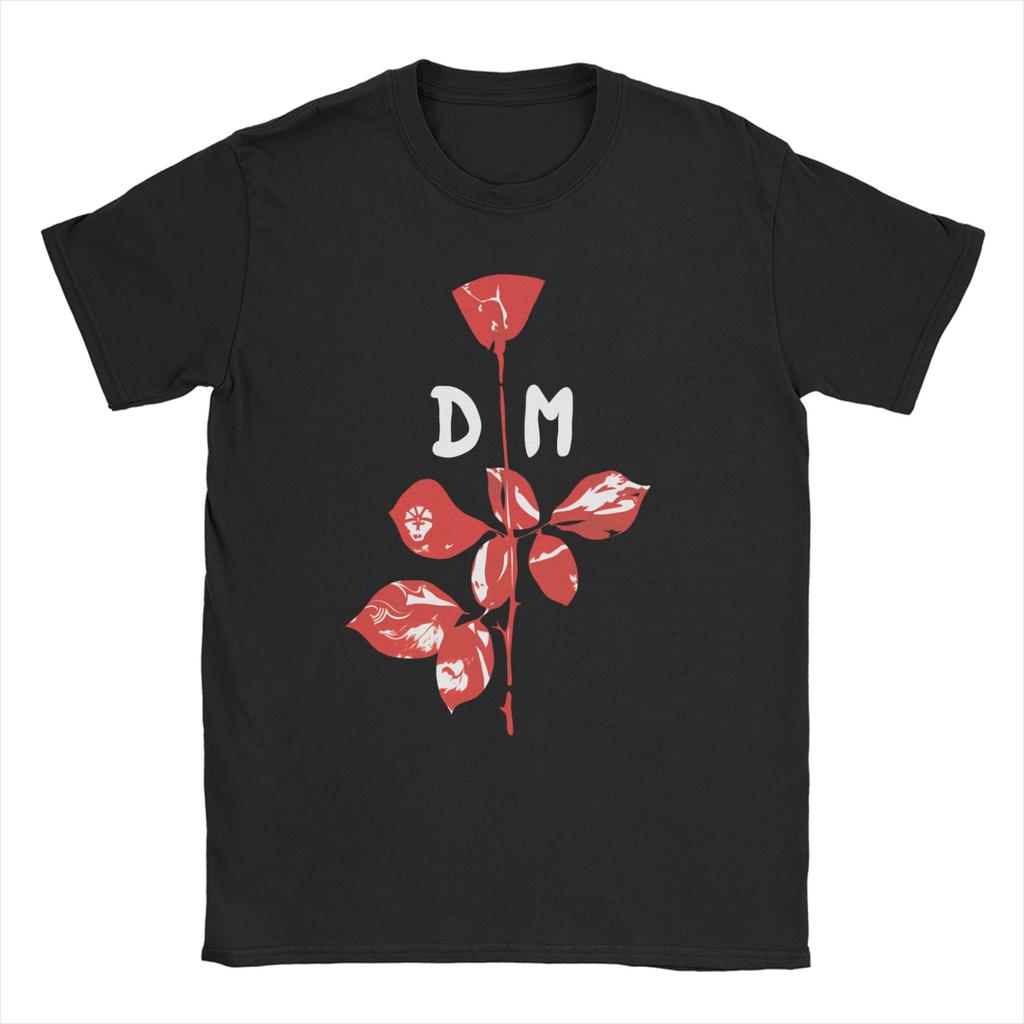 Fashion Electronic Rock Depeche Cool Mode T-Shirts Men O Neck 100% Cotton T Shirts Short Sleeve Tee Shirt Printed Tops