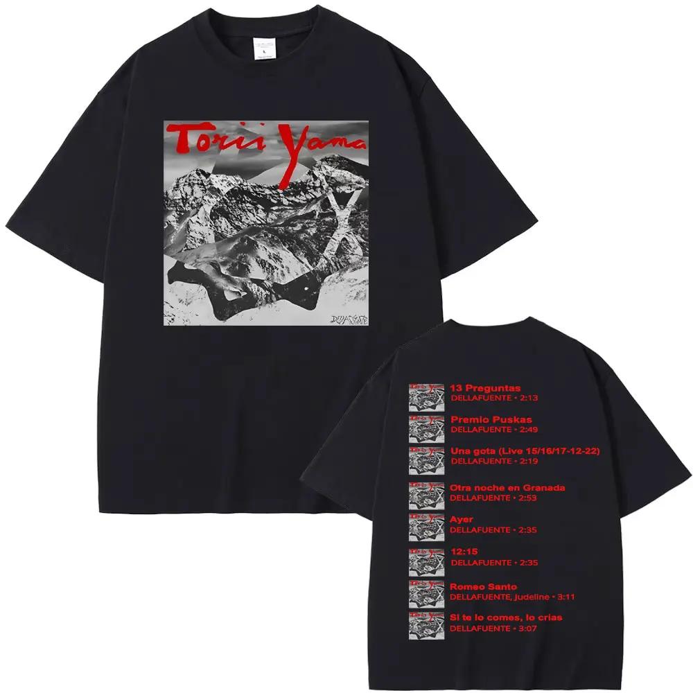 Rapper Dellafuente New Album 2025 Tour T-shirts Men Women Harajuku Gothic Hip Hop Punk T Shirt Fashion Casual T-shirt