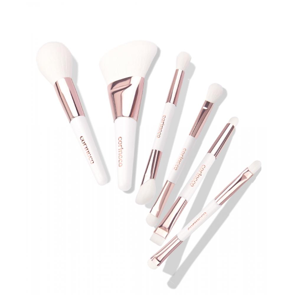 Coringco Vanilla Soft Makeup Brush Set