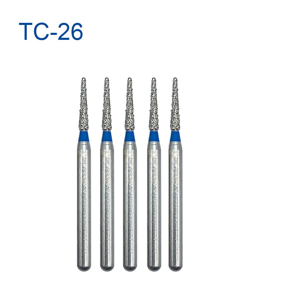 5Pcs/Pack, Jnsur Dental Diamond Burs Dental Drills For High Speed Handpiece Fg Dia 1.6Mm Dental Lab Technican Dentistry Material