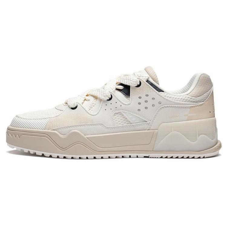 

Li Ning Shining Stars FlashStar Slip Resistant Abrasion Resistant Low top Skateboard Shoes Men s Ecru AGLT087-1 43