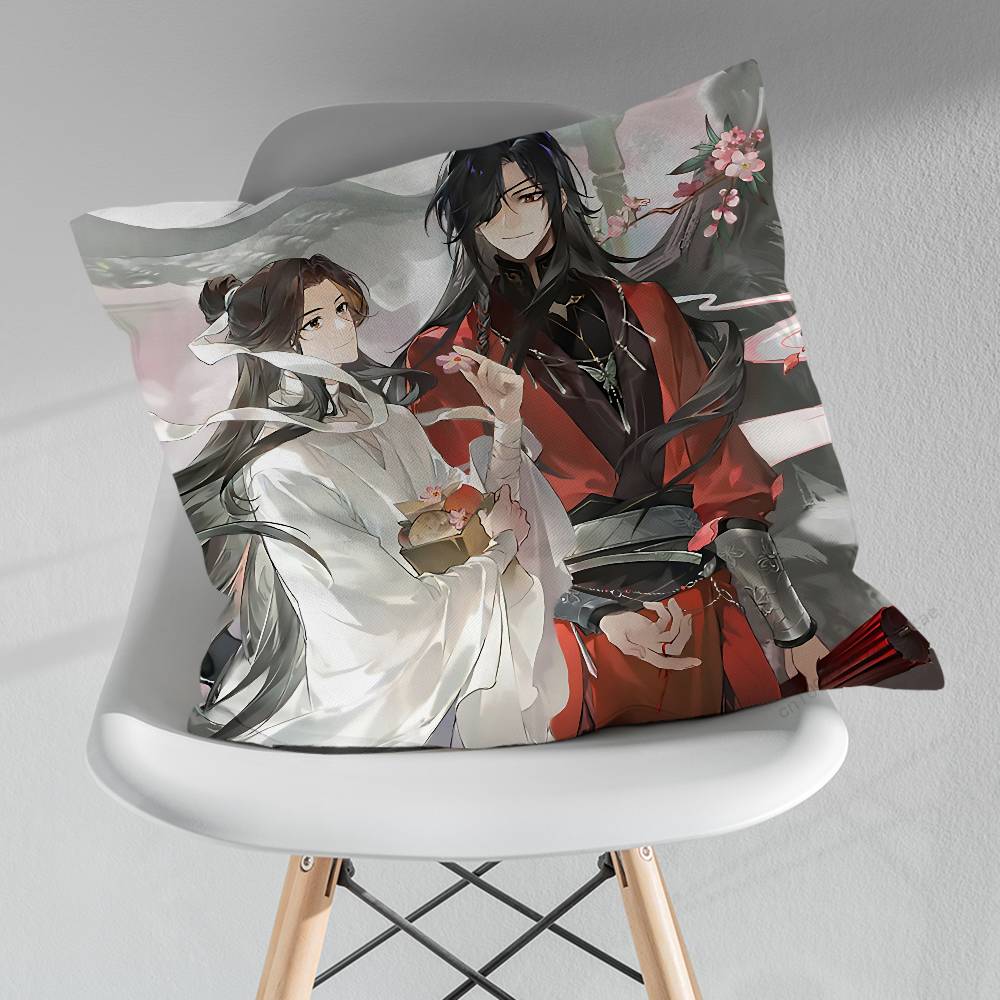 Heavens officials Blessing Pillow Case For 30x30cm45x45cm55x55cm For Home Bedroom Decoration And Protector