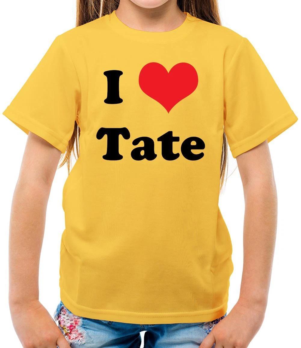 

I Love Tate - Kids T-Shirt - Love Tour Greedy Exes McRae Lyrics Tour Gig 120