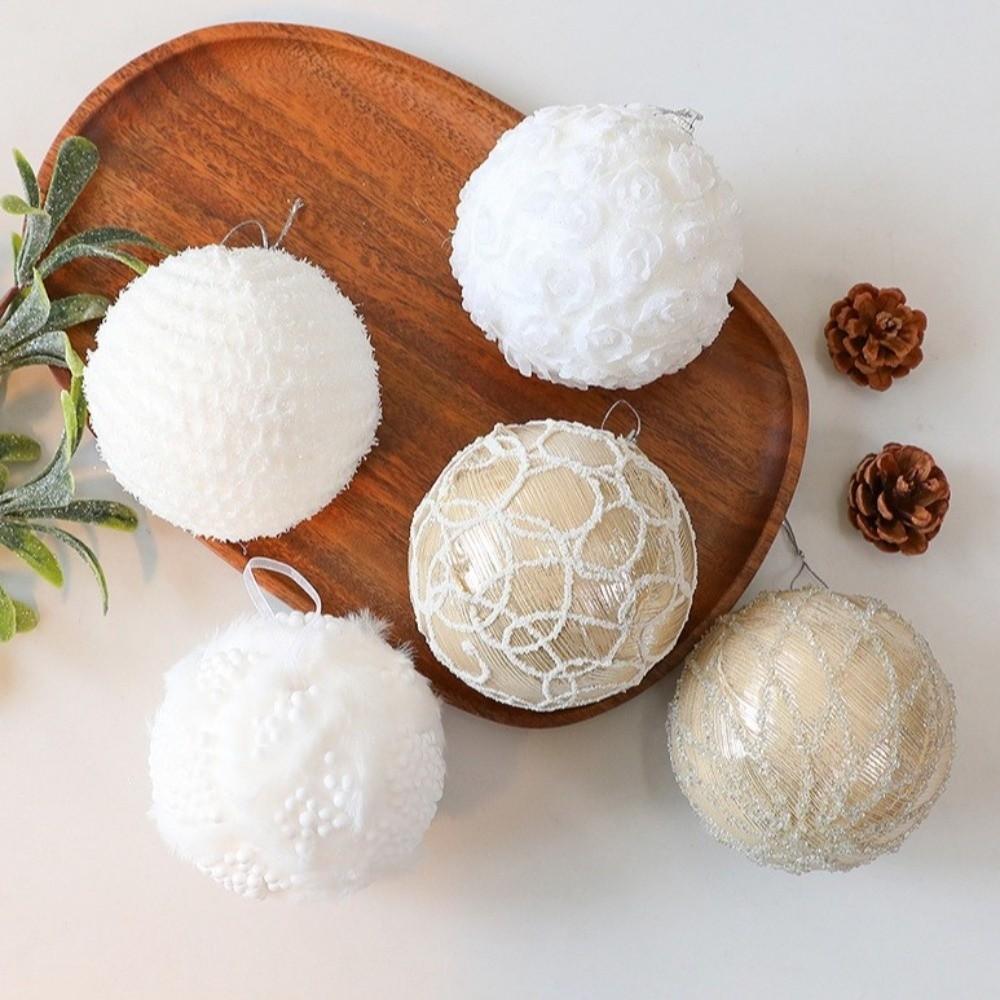 Foam Christmas Tree Pendant 10CM Hanging Balls Ornament Christmas Tree Decor Christmas Tree