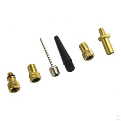 6pcs Valve Adaptor Kit Balloon Pump Nozzle Air Inflation for