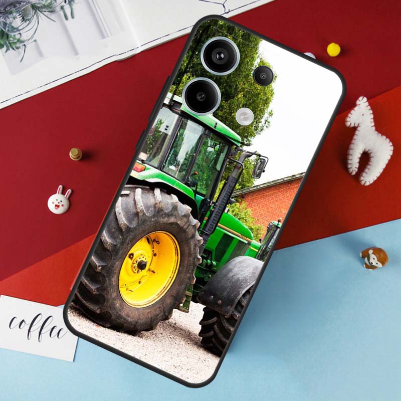 Farm Tractor Case for Xiaomi Redmi Note 13 12 10 8 9 11 Pro 12S 10S 11S Redmi 13C 10A 10C 9C 12C Cover