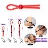Adjustable Penis Ring Rope BeadsSpermlock Ring Assist Erection Silicone Ejaculation Delay Cock Scrotum Ring Man Lasting Cockring