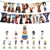 Ninja Theme Naruto Party Supplies Decor Banner Balloon Cake Topper Adult Kids