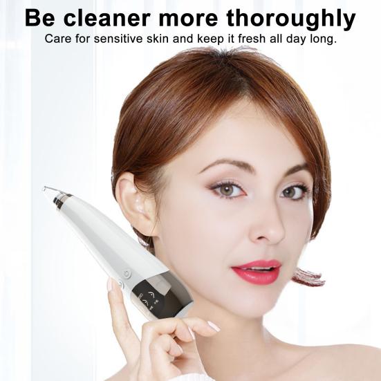 

Pore Vacuum Blackhead Remover with 4 Suction Heads 3 Modes USB