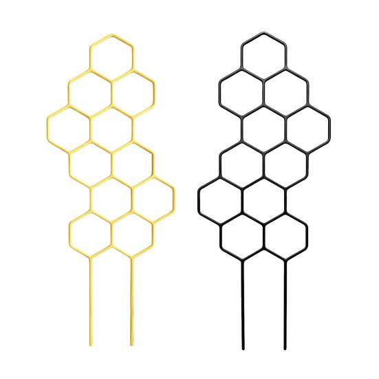 Potted Plants Trellis Honeycomb Shape Houseplant Trellis Plant Climber Support Garden Trellis for Climbing Plants Hoya