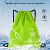 Waterproof Drawstring Sports Backpack with Ball Net