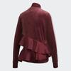 adidas Originals Samtgefühl Mantel Damen Bordeauxrot FT9884