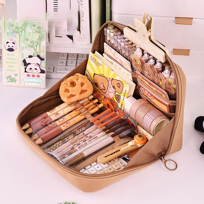 Kawaii Pencil Case Large Capacity Bag Pouch Box Girls Japanese Korean Schools Offices Back School Supplies