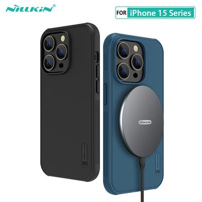 For iPhone 15 Pro Max Case Nillkin Super Frosted Shield Pro Magnetic Case Luxuly Cover For iPhone15 Plus