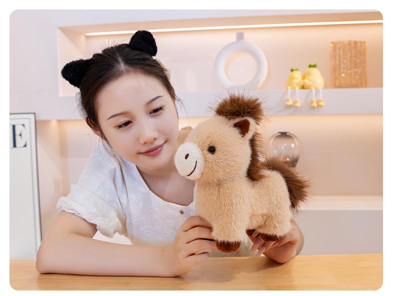 Adorable Little Colt Plush Zodiac Horse Toy Gift