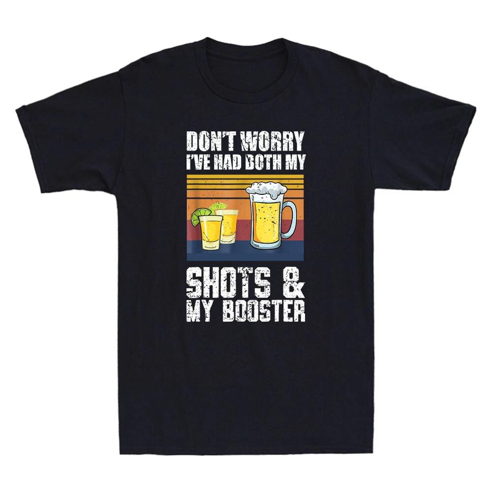 Funny Had My 2 Shots Don t Worry Had Both My Shots Tequila Vintage Men s T-Shirt XS