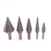 British Black & Yellow 5-Piece Pagoda Drill & Hand Punching Tool Set