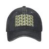 Orla Kiely Owl Denim Fabric Cap Casual Baseball Caps Adjustable Hat Summer Unisex Baseball Hats