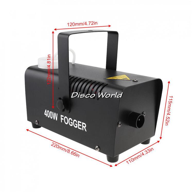 400W Portable Fog Machine: Remote-Controlled Atomizer for Weddings & Stage Performances