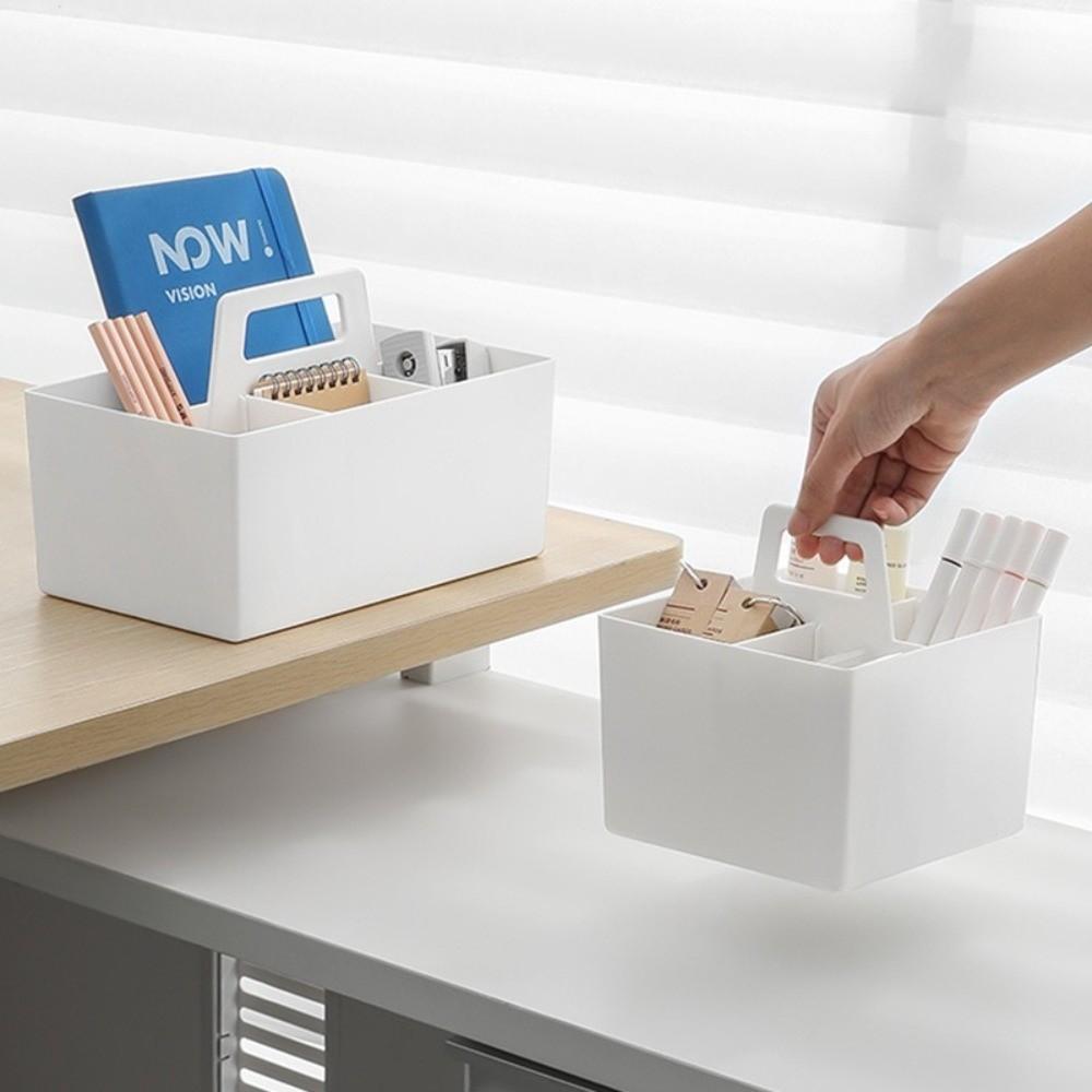 Platzsparende Aufbewahrungsbox für Schreibwaren Multifunktionale Kosmetikbox Schreibtisch-Organizer-Box Zuhause